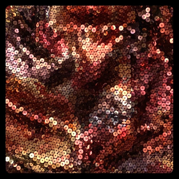 1990s VINTAGE BLACK METALLIC MULTI SEQUINS CORSET DRESS TOP ⭐️⭐️⭐️⭐️⭐️ - Picture 6 of 15